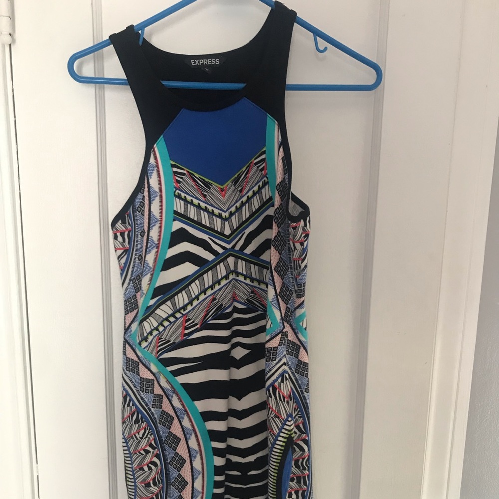 Express graphic print dress